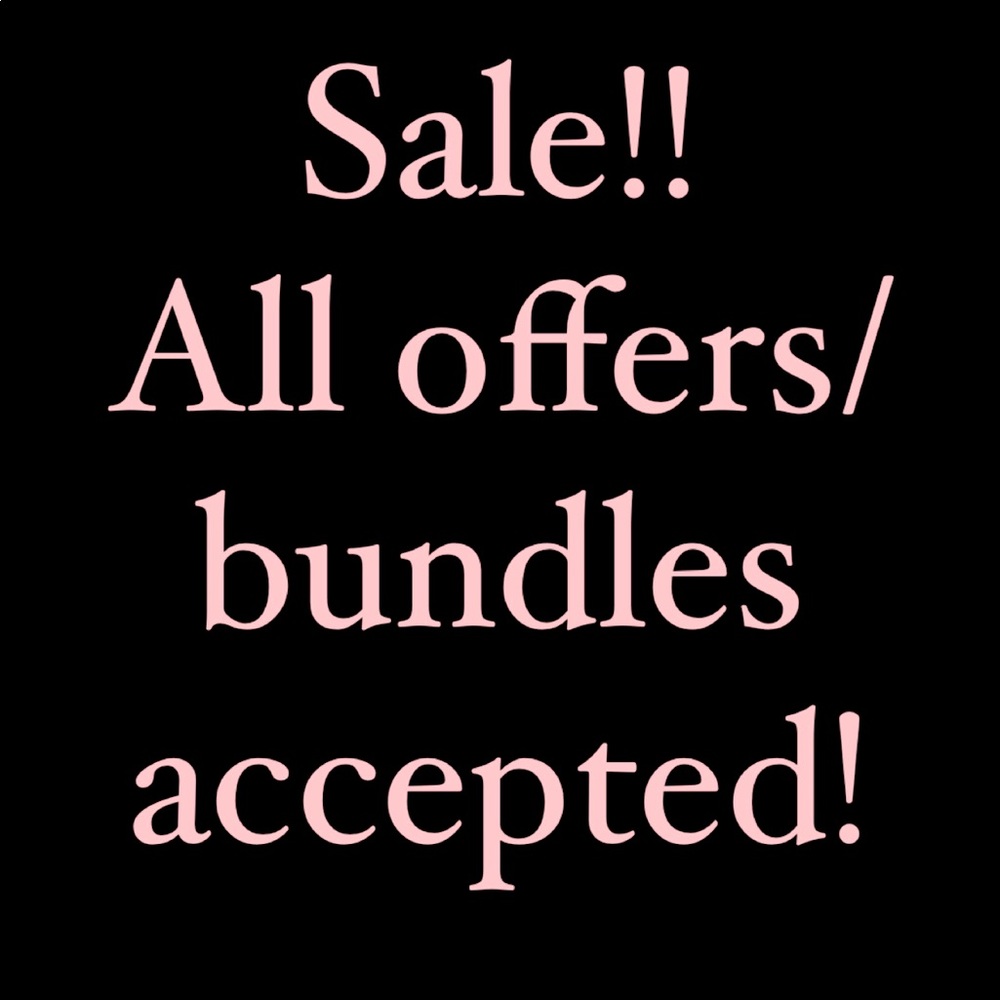 Accepting all offers/bundles. Make an offer.
